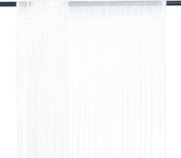 vidaXL - Draadgordijnen - 2 - st - 100x250 - cm - wit