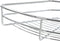 vidaXL - Draadmand - keuken - 2-laags - 180 - graden - 75x38x80 - cm - zilverkleurig