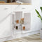vidaXL - Draadmand - keuken - 2-laags - 180 - graden - 75x38x80 - cm - zilverkleurig