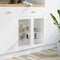 vidaXL - Draadmand - keuken - 2-laags - 180 - graden - 75x38x80 - cm - zilverkleurig
