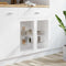 vidaXL - Draadmand - keuken - 2-laags - 180 - graden - 85x44x80 - cm - zilverkleurig