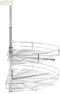 vidaXL - Draadmand - keuken - 2-laags - 180 - graden - 85x44x80 - cm - zilverkleurig