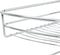 vidaXL - Draadmand - keuken - 2-laags - 180 - graden - 85x44x80 - cm - zilverkleurig