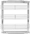 vidaXL - Draadmand - uittrekbaar - 3-laags - 47x15,5x55,5 - cm - zilverkleurig