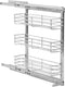 vidaXL - Draadmand - uittrekbaar - 3-laags - 47x15,5x55,5 - cm - zilverkleurig