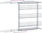 vidaXL - Draadmand - uittrekbaar - 3-laags - 47x15,5x55,5 - cm - zilverkleurig