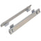 vidaXL - Draadmanden - uittrekbaar - 2 - st - 300 - mm - zilverkleurig