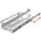 vidaXL - Draadmanden - uittrekbaar - 2 - st - 300 - mm - zilverkleurig