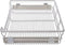 vidaXL - Draadmanden - uittrekbaar - 2 - st - 800 - mm - zilverkleurig