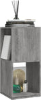 vidaXL - Draaikast - 34,5x34,5x75,5 - cm - spaanplaat - betongrijs