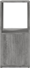vidaXL - Draaikast - 34,5x34,5x75,5 - cm - spaanplaat - betongrijs