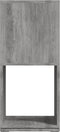 vidaXL - Draaikast - 34,5x34,5x75,5 - cm - spaanplaat - betongrijs