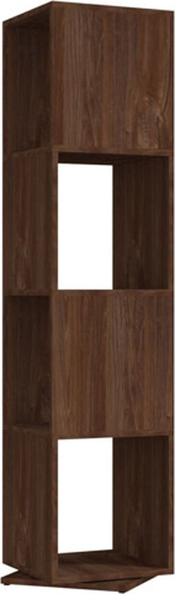 vidaXL - Draaikast - 34,5x34,5x75,5 - cm - spaanplaat - bruin - eikenkleur
