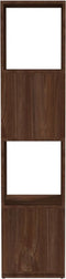 vidaXL - Draaikast - 34,5x34,5x75,5 - cm - spaanplaat - bruin - eikenkleur
