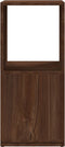 vidaXL - Draaikast - 34,5x34,5x75,5 - cm - spaanplaat - bruin - eikenkleur