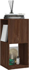 vidaXL - Draaikast - 34,5x34,5x75,5 - cm - spaanplaat - bruin - eikenkleur