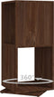vidaXL - Draaikast - 34,5x34,5x75,5 - cm - spaanplaat - bruin - eikenkleur