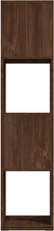 vidaXL - Draaikast - 34,5x34,5x75,5 - cm - spaanplaat - bruin - eikenkleur