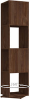 vidaXL - Draaikast - 34,5x34,5x75,5 - cm - spaanplaat - bruin - eikenkleur