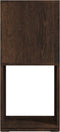 vidaXL - Draaikast - 34,5x34,5x75,5 - cm - spaanplaat - gerookt - eiken