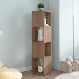 vidaXL - Draaikast - 34,5x34,5x75,5 - cm - spaanplaat - sonoma - eiken