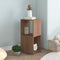 vidaXL - Draaikast - 34,5x34,5x75,5 - cm - spaanplaat - sonoma - eiken