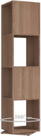 vidaXL - Draaikast - 34,5x34,5x75,5 - cm - spaanplaat - sonoma - eiken