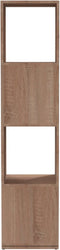 vidaXL - Draaikast - 34,5x34,5x75,5 - cm - spaanplaat - sonoma - eiken