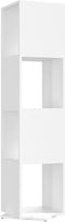 vidaXL - Draaikast - 34,5x34,5x75,5 - cm - spaanplaat - wit