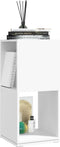 vidaXL - Draaikast - 34,5x34,5x75,5 - cm - spaanplaat - wit