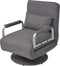 vidaXL Draaistoel en slaapbank 60x75x80 cm lichtgrijs