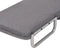 vidaXL Draaistoel en slaapbank 60x75x80 cm lichtgrijs