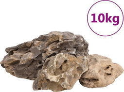 vidaXL - Drakenstenen - 10 - kg - 10-40 - cm - grijs