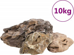 vidaXL - Drakenstenen - 10 - kg - 10-40 - cm - grijs