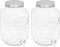 vidaXL - Drankdispensers - 2 - st - 8050 - ml - glas