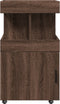 vidaXL - Drankkar - 50x41x89 - cm - bewerkt - hout - bruin - eikenkleurig