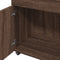 vidaXL - Drankkar - 50x41x89 - cm - bewerkt - hout - bruin - eikenkleurig