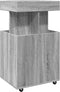 vidaXL - Drankkar - 50x41x89 - cm - bewerkt - hout - grijs - sonoma - eikenkleurig