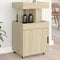 vidaXL - Drankkar - 50x41x89 - cm - bewerkt - hout - sonoma - eikenkleurig