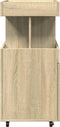 vidaXL - Drankkar - 50x41x89 - cm - bewerkt - hout - sonoma - eikenkleurig