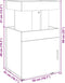 vidaXL - Drankkar - 50x41x89 - cm - bewerkt - hout - wit