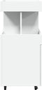 vidaXL - Drankkar - 50x41x89 - cm - bewerkt - hout - wit