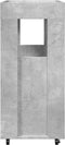 vidaXL - Drankkar - 60x39,5x89 - cm - bewerkt - hout - betongrijs