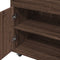 vidaXL - Drankkar - 60x39,5x89 - cm - bewerkt - hout - bruin - eikenkleurig