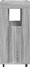 vidaXL - Drankkar - 60x39,5x89 - cm - bewerkt - hout - grijs - sonoma - eikenkleurig
