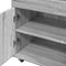 vidaXL - Drankkar - 60x39,5x89 - cm - bewerkt - hout - grijs - sonoma - eikenkleurig