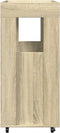 vidaXL - Drankkar - 60x39,5x89 - cm - bewerkt - hout - sonoma - eikenkleurig