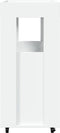 vidaXL - Drankkar - 60x39,5x89 - cm - bewerkt - hout - wit