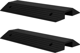 vidaXL - Drempelbruggen - 2 - st - 80x40x8 - cm - rubber