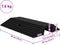 vidaXL - Drempelbruggen - 3 - st - 49x40x8 - cm - rubber